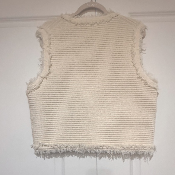 J crew Textured vest in fine bouclé NWT SZ L - Picture 10 of 12
